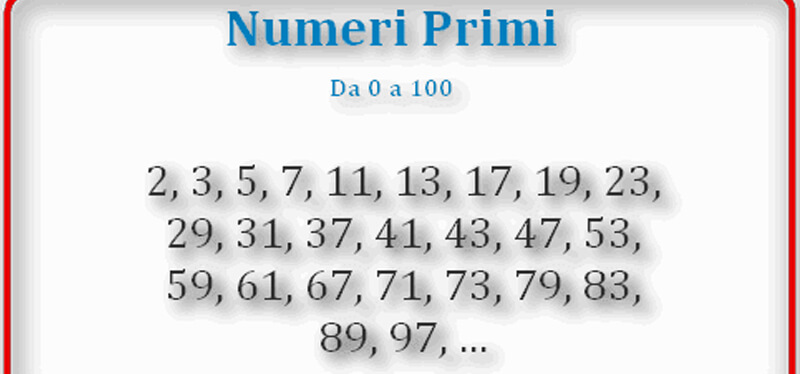 Immagine Numeri Primi